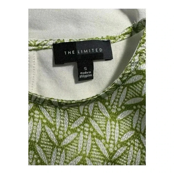 The Limited Women's Sleeveless Lime Green And White‎ Tank Top Size Small EUC - Picture 4 of 8